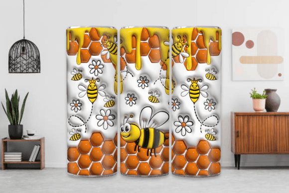 3D Inflated Honey Bee Wrap