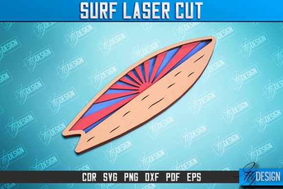 3D Surf Laser Cut Wooden Surfboard: A Guide to Digital CNC Files