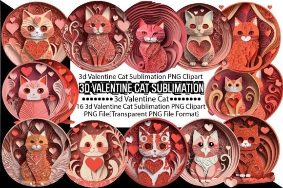 3d Valentine Cat Bundle: A Guide for Digital Crafters and Designers