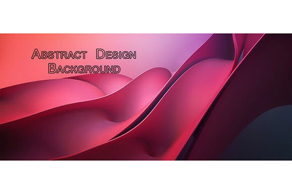 Abstract Design Background: Evaluating High-Resolution 3D Assets for Professional Use