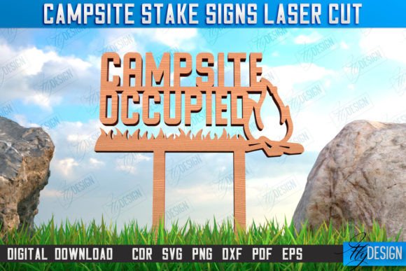 Campsite Stake Sign CNC Guide