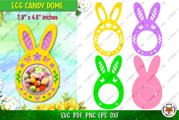 Creating Festive Magic: A Guide to 3D Paper Cutting Easter Egg and Bunny Ears Candy Holders