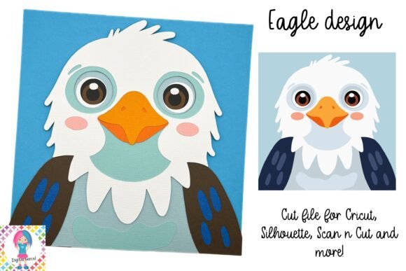 Eagle 3D Layered Paper Shadowbox Art