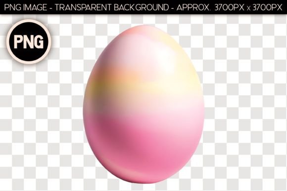 Easter Egg Isolated Object 50: A Versatile Asset for Vintage and Modern Design