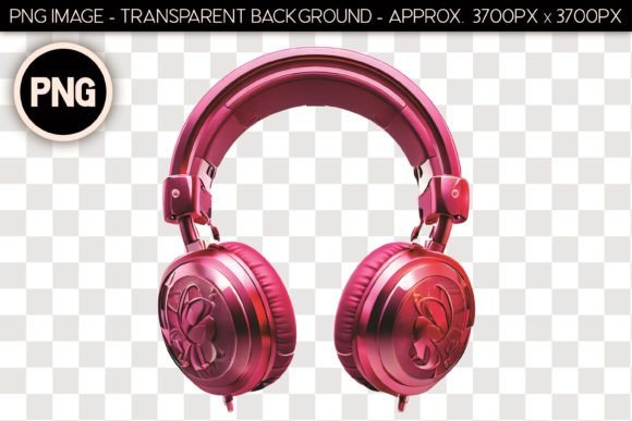 Elevating Digital Design with Headphones PNG Isolated Object 58: A Versatile Asset for Modern Creators