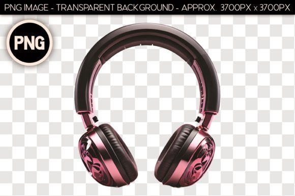 Elevating Digital Design with Headphones PNG Isolated Object 18: A Versatile Asset for Modern Creators
