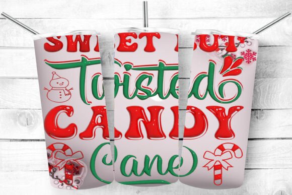 Embracing the Sweet but Twisted Candy Cane Tumbler Aesthetic