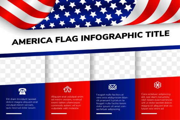Evaluating the America Flag Infographic Poster for Professional Design Workflows