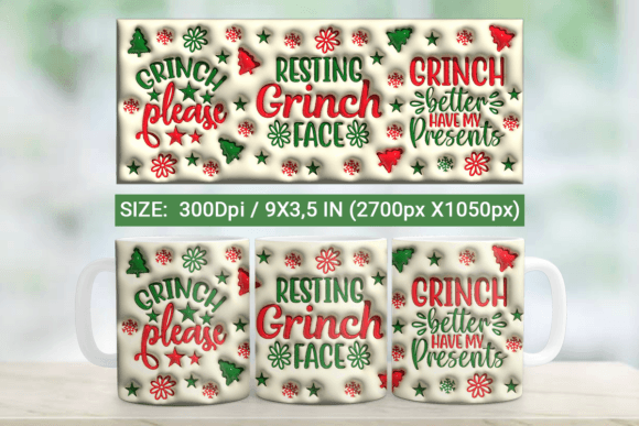 Evaluating the Grinch 3D Inflated 20oz Tumbler Wrap for Sublimation Projects
