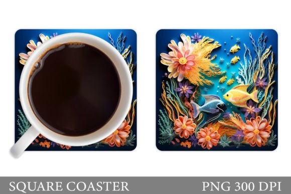 Exploring the Versatility of Fish Square Coaster Design for Modern Decor