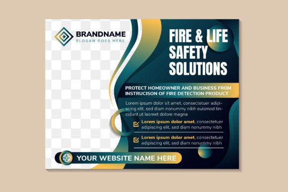 Fire and Life Horizontal Banner: A Design Resource for Safety Communication