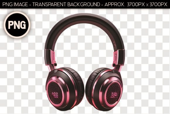 Integrating Headphones PNG Isolated Object 22 into Professional Design Workflows