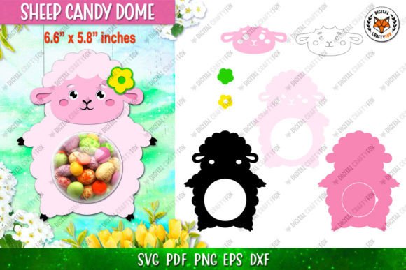 Sheep Candy Dome Holder SVG: A Guide to 3D Paper Crafting