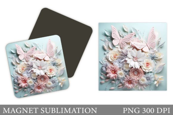 Transforming Digital Art into Tangible Decor: The Rise of 3D Butterflies Magnet Design