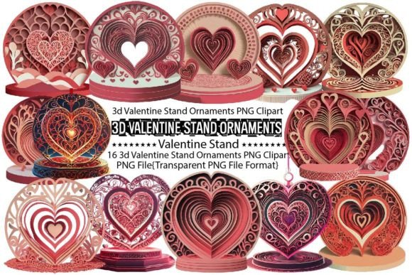 Unlocking Creativity: A Comprehensive Guide to 3D Valentine Stand Ornaments and Digital Design Bundles